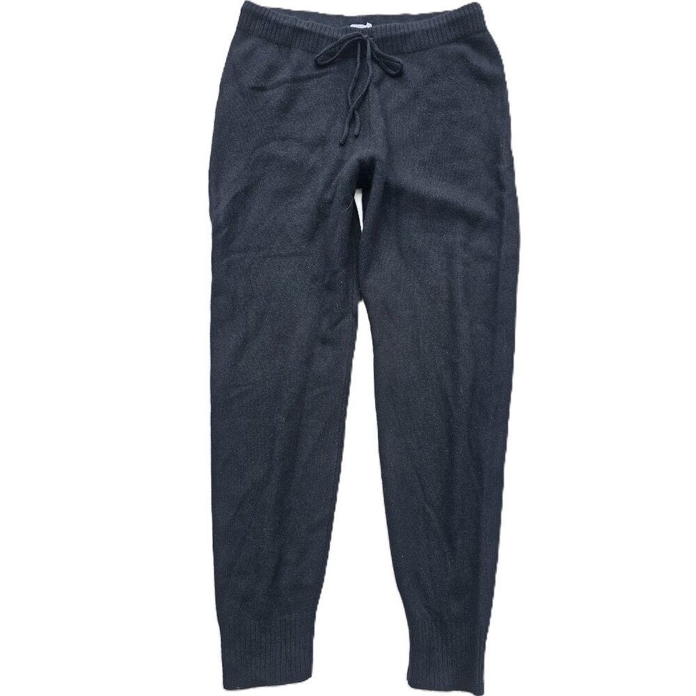 NWT $248 UNSUBSCRIBED CASHMERE JOGGER PANTS IN FADED BLACK SIZE XXS